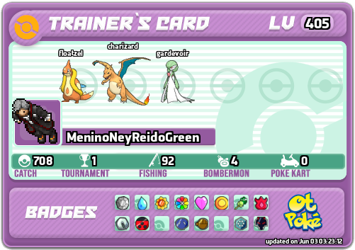 MeninoNeyReidoGreen Card otPokemon.com