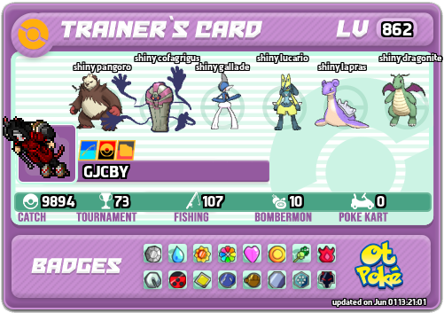 GJCBY Card otPokemon.com
