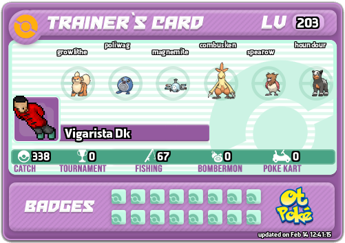 Vigarista Dk Card otPokemon.com