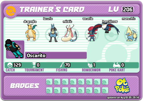 Oscarito Card otPokemon.com