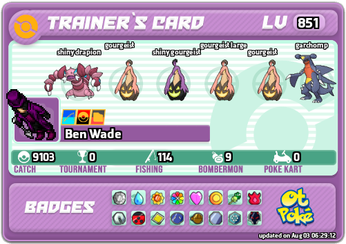 Ben Wade Card otPokemon.com