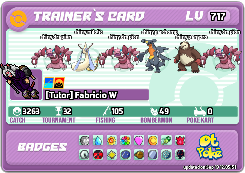 [Tutor] Fabricio W Card otPokemon.com