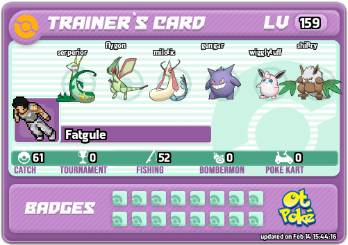 Fatgule Card otPokemon.com