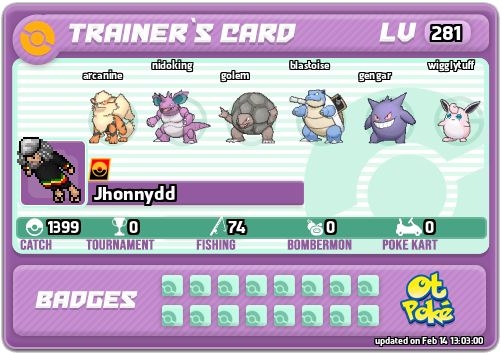 Jhonnydd Card otPokemon.com