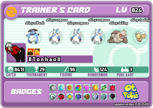 ll T o n h a o ll Card otPokemon.com