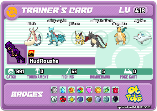 HudRoushe Card otPokemon.com