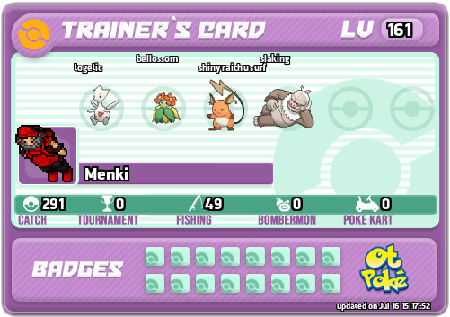 Menki Card otPokemon.com