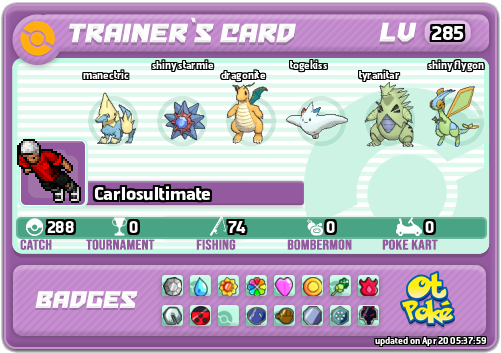 Carlosultimate Card otPokemon.com