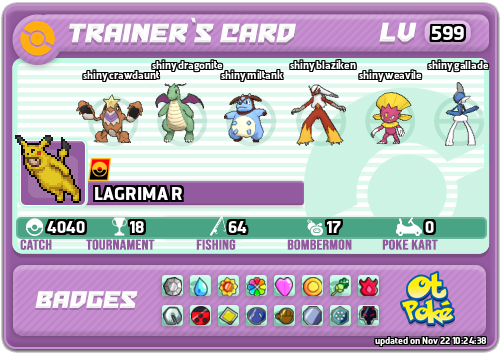 LAGRIMA R Card otPokemon.com