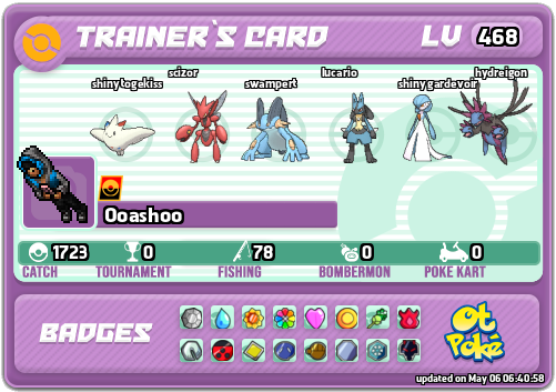 Ooashoo Card otPokemon.com