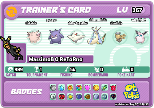 MassimoB O ReToRno Card otPokemon.com