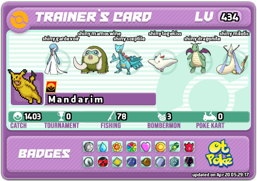 M a n d a r i m Card otPokemon.com