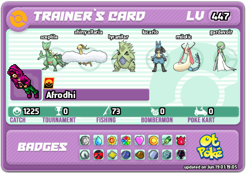 Afrodhi Card otPokemon.com