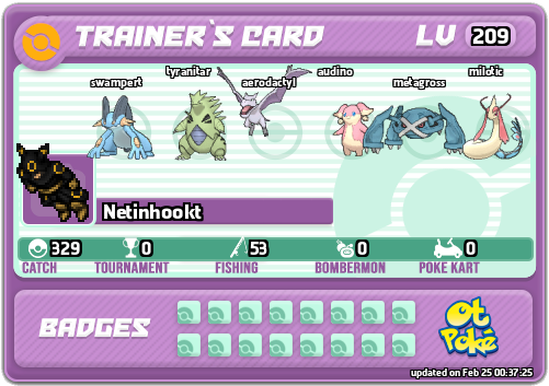 Netinhookt Card otPokemon.com