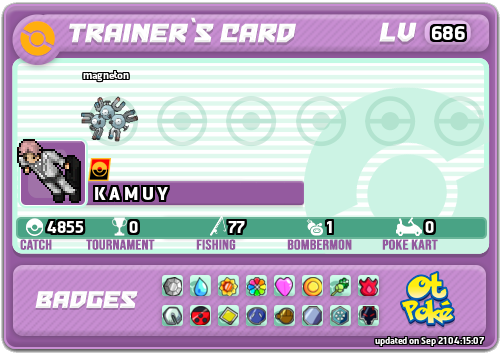 K A M U Y Card otPokemon.com