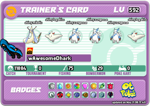 wAwesomeDhark Card otPokemon.com