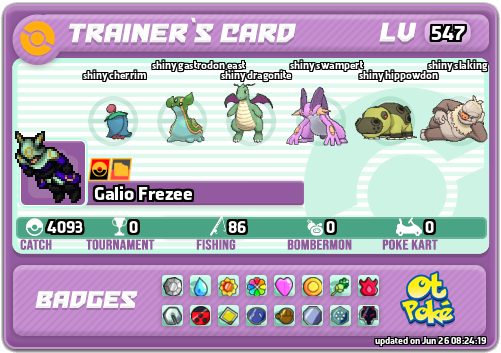 Galio Frezee Card otPokemon.com