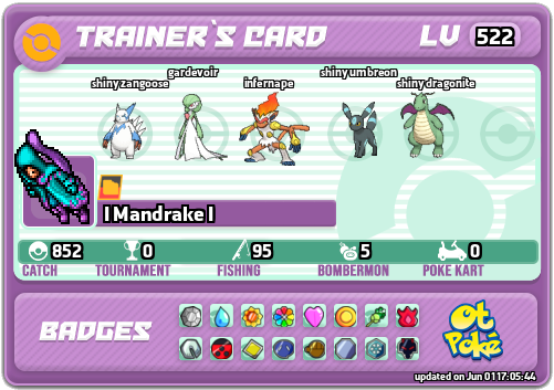 I Mandrake I Card otPokemon.com