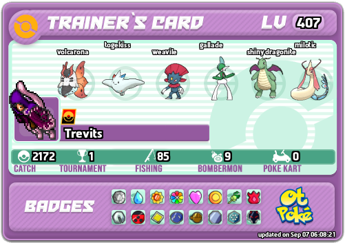 Trevits Card otPokemon.com