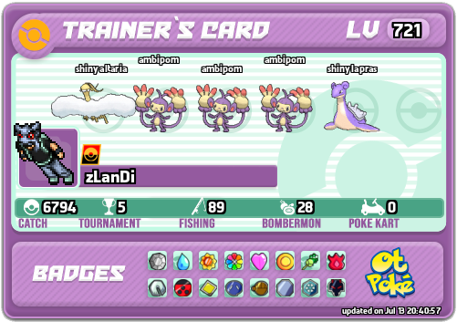 zLanDi Card otPokemon.com