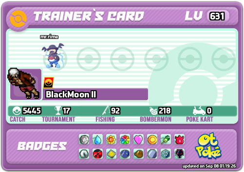 BlackMoon II Card otPokemon.com