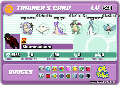 Shummadoom Card otPokemon.com