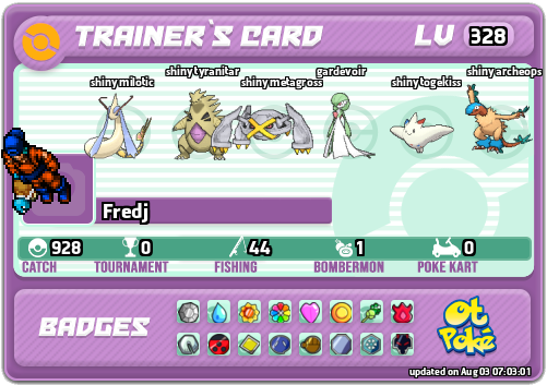 Fredj Card otPokemon.com