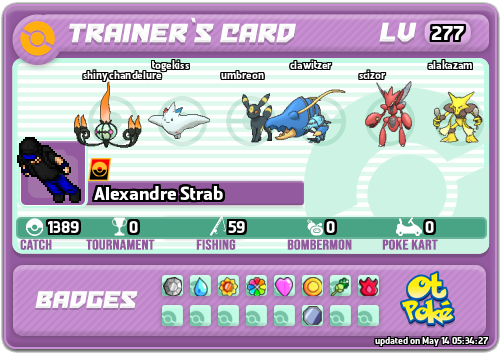 Alexandre Strab Card otPokemon.com