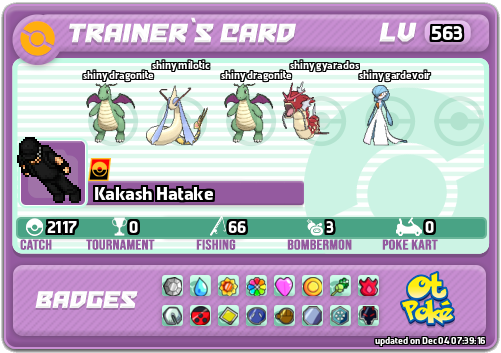 Kakash Hatake Card otPokemon.com