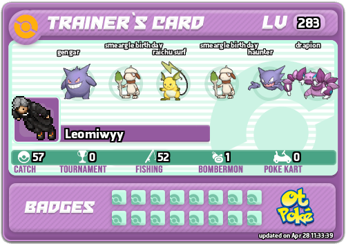 Leomiwyy Card otPokemon.com