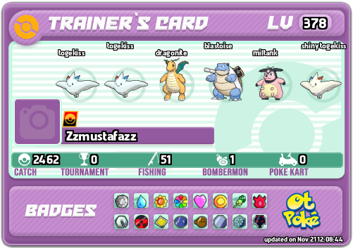 Zzmustafazz Card otPokemon.com