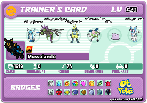 Mussolando Card otPokemon.com