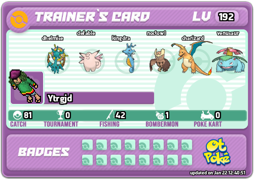 Ytrgjd Card otPokemon.com