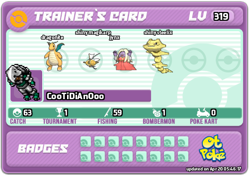 CooTiDiAnOoo Card otPokemon.com