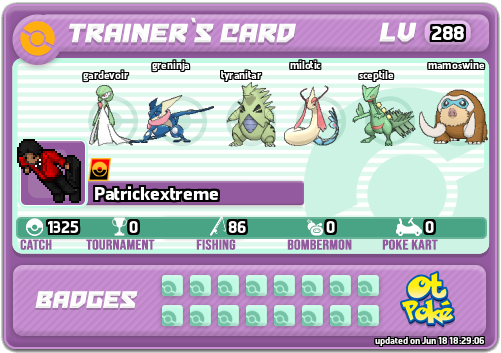 Patrickextreme Card otPokemon.com