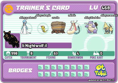 Ii Nightwolf iI Card otPokemon.com