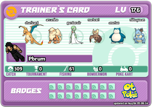 Pbrum Card otPokemon.com
