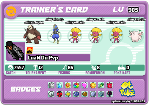 LuaN Du Pvp Card otPokemon.com