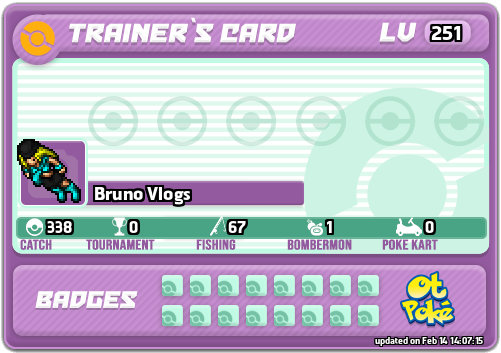 Bruno Vlogs Card otPokemon.com