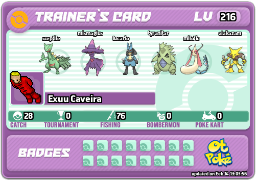 Exuu Caveira Card otPokemon.com