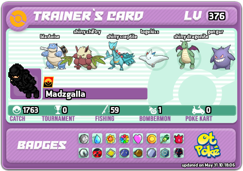 Madzgalla Card otPokemon.com