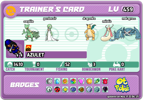 AZULET Card otPokemon.com