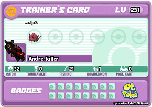 Andre-killer Card otPokemon.com