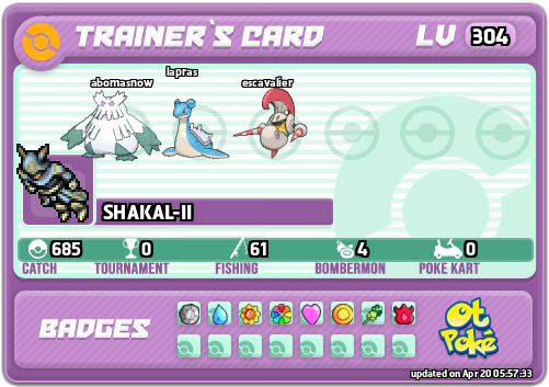 SHAKAL-II Card otPokemon.com