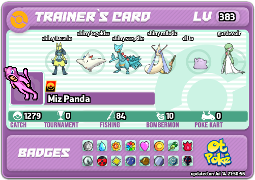 Miz Panda Card otPokemon.com