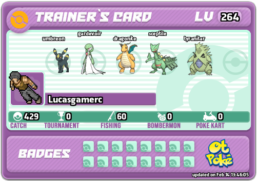 Lucasgamerc Card otPokemon.com