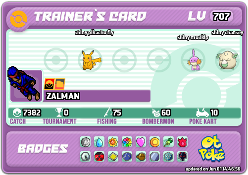 ZALMAN Card otPokemon.com