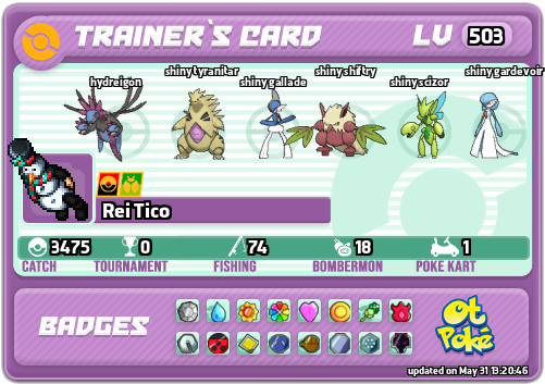 Rei Tico Card otPokemon.com