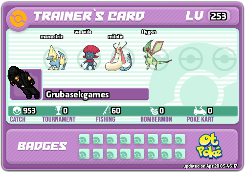 Grubasekgames Card otPokemon.com