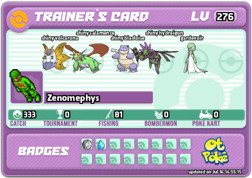 Zenomephys Card otPokemon.com